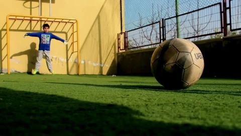 Free Stock Video Two Children Playing Soccer Shootouts Live Wallpaper - Free Live Wallpaper