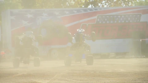 Free Stock Video Two Atvs Doing Wheelies On A Track Live Wallpaper - Free Live Wallpaper