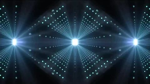 Free Stock Video Tunnels Of Polygons And Points Of Green Light Live Wallpaper - Free Live Wallpaper