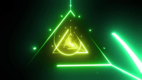 Free Stock Video Tunnel With Spiral Lines And Triangles In Green Live Wallpaper - Free Live Wallpaper