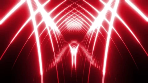 Free Stock Video Tunnel Of Curved Lines Of Red Light Live Wallpaper - Free Live Wallpaper