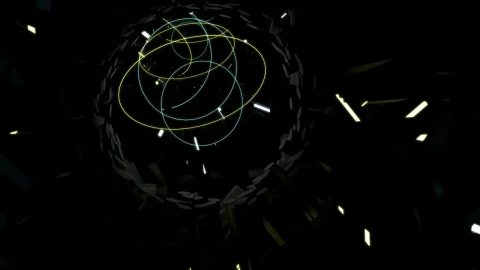 Free Stock Video Tunnel Of Abstract Lights Loop Video Live Wallpaper - Free Live Wallpaper