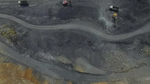 Free Stock Video Trucks In A Large Plot Of Land From Above Smalllive Wallpaper - Free Live Wallpaper