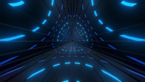 Free Stock Video Triangular Path With Circles Of Blue Lights Live Wallpaper - Free Live Wallpaper