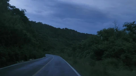 Free Stock Video Traveling On A Nature Road At Dusk Live Wallpaper - Free Live Wallpaper