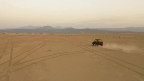 Free Stock Video Traveling Arid Desert Aboard A Jeep Aerial Shot Live Wallpaper - Free Live Wallpaper