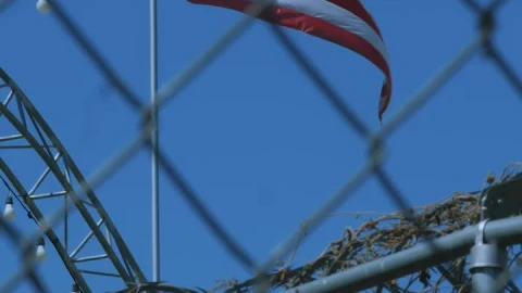 Free Stock Video Ideo Star Usa Flag Waving Behind Live Wallpaper - Free Live Wallpaper
