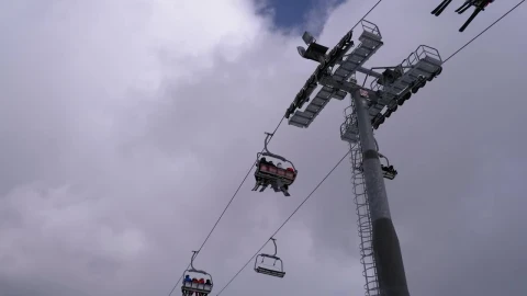 Free Stock Video Zooming In At Ski Lift Tower Live Wallpaper - Free Live Wallpaper