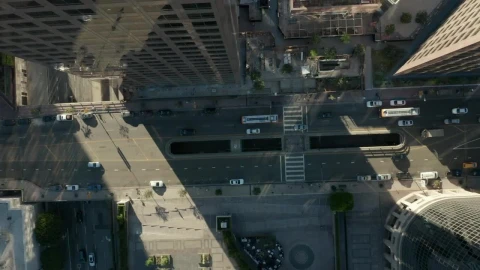 Free Stock Video Zoom Top Aerial Shot Of Traffic In La Live Wallpaper - Free Live Wallpaper