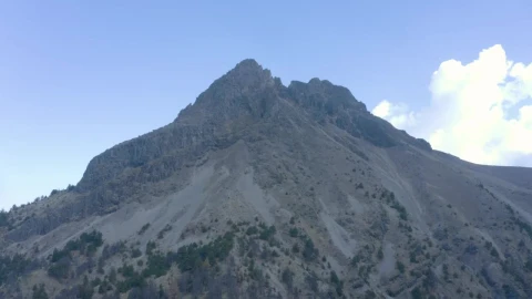 Free Stock Video Zoom Aerial Shot Of A Rocky Mountain Live Wallpaper - Free Live Wallpaper