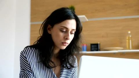 Free Stock Video Young Woman Working In Her Office Happily Live Wallpaper - Free Live Wallpaper