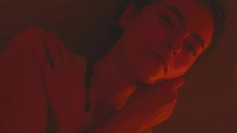 Free Stock Video Young Woman Lying On The Floor Surrounded By Candles Live Wallpaper - Free Live Wallpaper