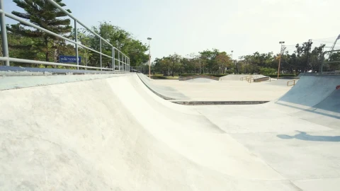 Free Stock Video Young Skateboarder Practicing On The Ramp Live Wallpaper - Free Live Wallpaper