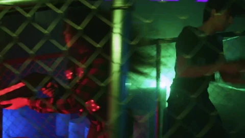 Free Stock Video Young People Playing Laser Tag In Video Game Center Live Wallpaper - Free Live Wallpaper