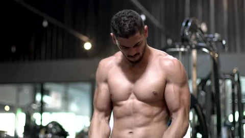 Free Stock Video Young Man Working Out Hard With A Dumbbell Live Wallpaper - Free Live Wallpaper