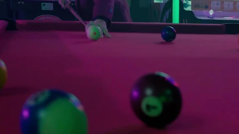 Free Stock Video Young Gangster Playing Billiards In A Dark Arcade Live Wallpaper - Free Live Wallpaper