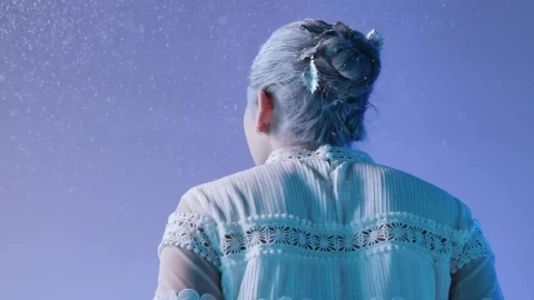 Free Stock Video Young Fashion Model While Snowing Low Shot Live Wallpaper - Free Live Wallpaper