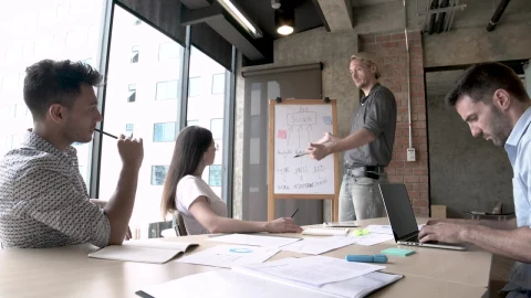 Free Stock Video Young Entrepreneurs In A Work Meeting Live Wallpaper - Free Live Wallpaper