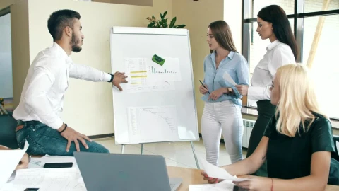 Free Stock Video Young Entrepreneurs Having A Business Meeting Live Wallpaper - Free Live Wallpaper