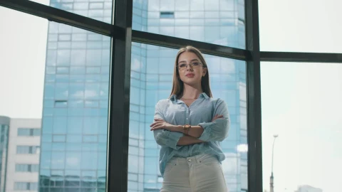 Free Stock Video Young Entrepreneur Posing In A Portrait Live Wallpaper - Free Live Wallpaper