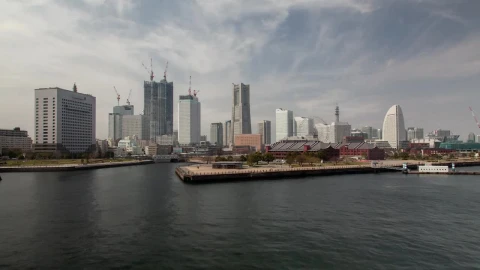 Free Stock Video Yokohama Skyline And Harbor Live Wallpaper - Free Live Wallpaper