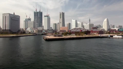 Free Stock Video Yokohama Cityscape And Harbor Live Wallpaper - Free Live Wallpaper