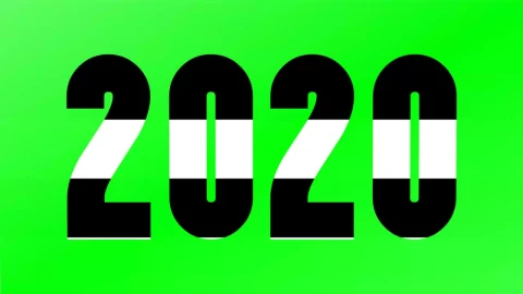 Free Stock Video Year Numbers On Green Screen Live Wallpaper - Free Live Wallpaper