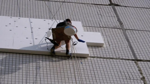 Free Stock Video Working In The Heights Of A Building Live Wallpaper - Free Live Wallpaper