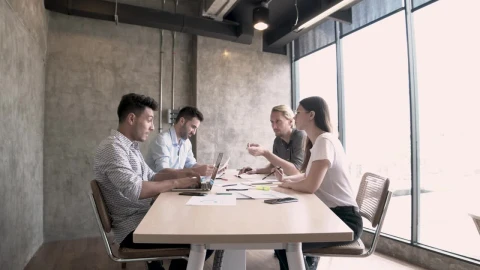 Free Stock Video Work Team Celebrating At A Work Meeting Live Wallpaper - Free Live Wallpaper