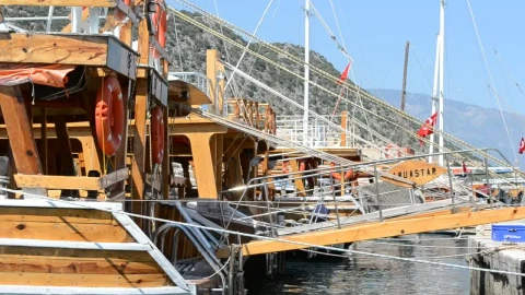 Free Stock Video Wooden Boats In Port Live Wallpaper - Free Live Wallpaper