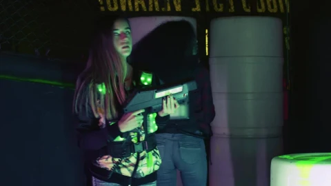 Free Stock Video Womens Team Playing Laser Tag Live Wallpaper - Free Live Wallpaper