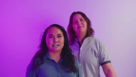 Free Stock Video Women Displaying Lgbtq Pride Signs Live Wallpaper - Free Live Wallpaper