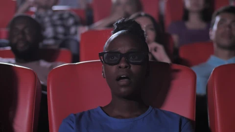 Free Stock Video Woman Watching A Film In A Movie Threater Live Wallpaper - Free Live Wallpaper