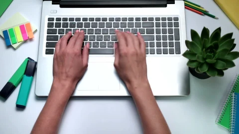 Free Stock Video Woman Typing On An English Keyboard Live Wallpaper - Free Live Wallpaper