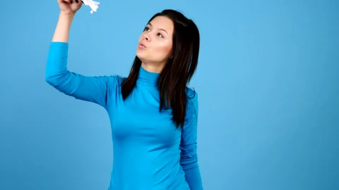 Free Stock Video Woman Playing With A Toy Airplane Live Wallpaper - Free Live Wallpaper