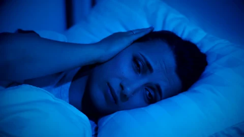 Free Stock Video Woman In Her Bed Unable To Sleep Due To The Live Wallpaper - Free Live Wallpaper