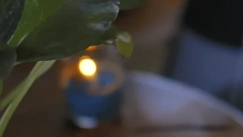 Free Stock Video Woman Doing Yoga With Incense And A Candle Live Wallpaper - Free Live Wallpaper