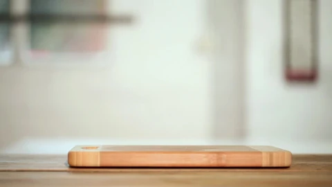 Free Stock Video Woman Cutting An Orange In The Morning Live Wallpaper - Free Live Wallpaper