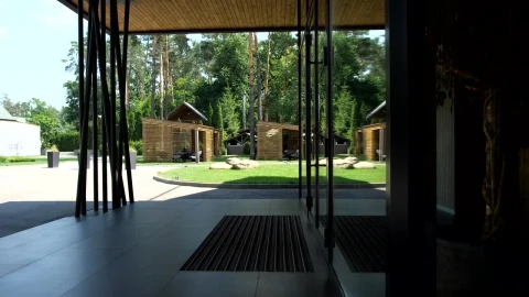 Free Stock Video Woman Carrying Her Bags To An Entrance Live Wallpaper - Free Live Wallpaper