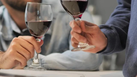 Free Stock Video Wine Glasses Toast During A Lgbtq Mens Date Live Wallpaper - Free Live Wallpaper