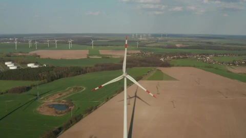 Free Stock Video Wind Turbine Working In The Countryside Live Wallpaper - Free Live Wallpaper