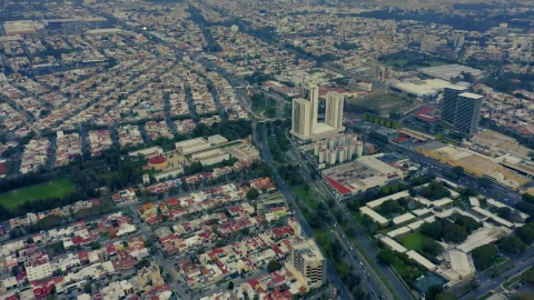 Free Stock Video Wide Aerial View Of A City Live Wallpaper - Free Live Wallpaper