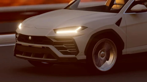 Free Stock Video White Suv Traveling In A Highway Animation Live Wallpaper - Free Live Wallpaper