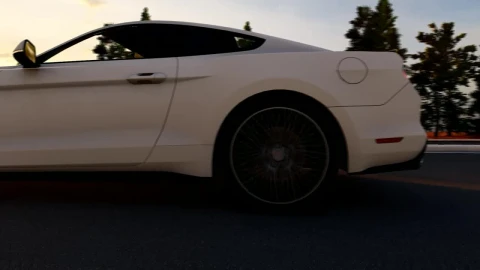 Free Stock Video White Sports Cars Traveling In A Highway Live Wallpaper - Free Live Wallpaper