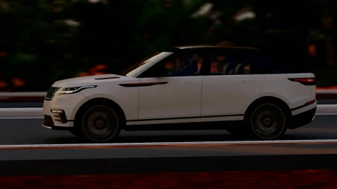 Free Stock Video White Luxury Suv In A Road Live Wallpaper - Free Live Wallpaper