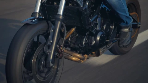 Free Stock Video Wheels Of A Motorcycle Traveling Fast Down A Road Live Wallpaper - Free Live Wallpaper