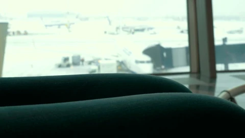 Stock Footage Woman Checking Her Passport Live Wallpaper - Free Live Wallpaper