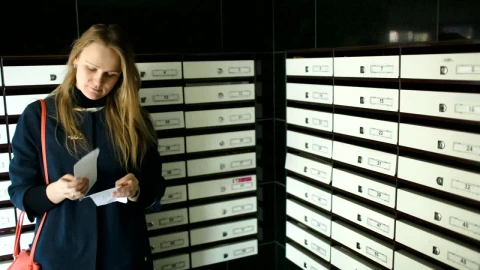 Stock Footage Woman Checking Her Mail Live Wallpaper - Free Live Wallpaper