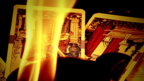 Stock Footage Witchcraft Letters From A Burning Fortune Teller Live Wallpaper - Free Live Wallpaper