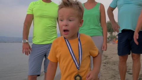 Stock Footage Winner Running With A Trophy Live Wallpaper - Free Live Wallpaper